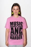 MUSIC GROOVES bubblegum/ black - modelshot front