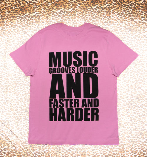 MUSIC GROOVES bubblegum/ black - packshot front